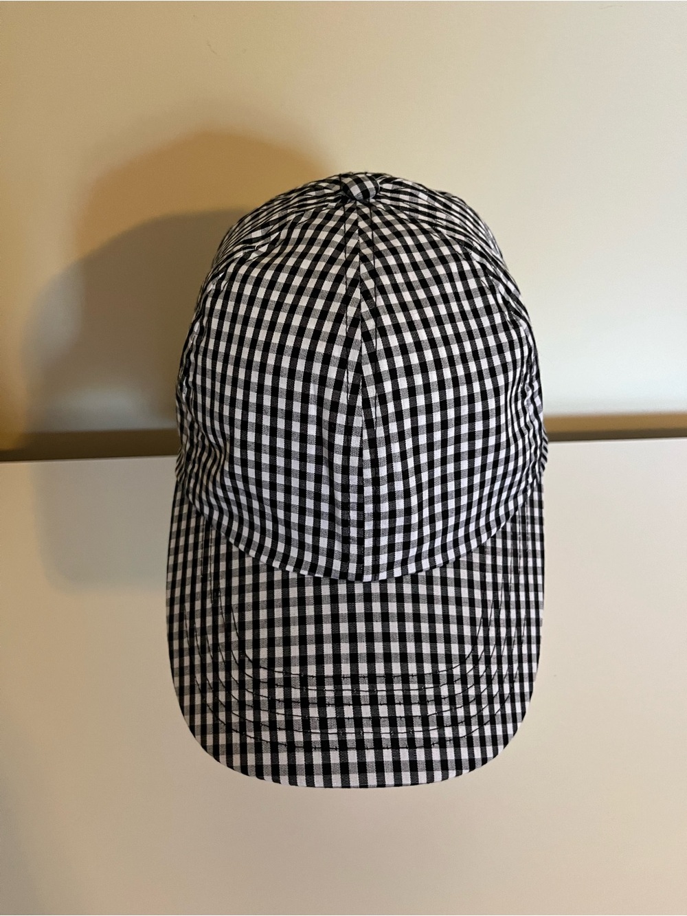San Diego Hat Company Black and White Check Cap Tie Back OS